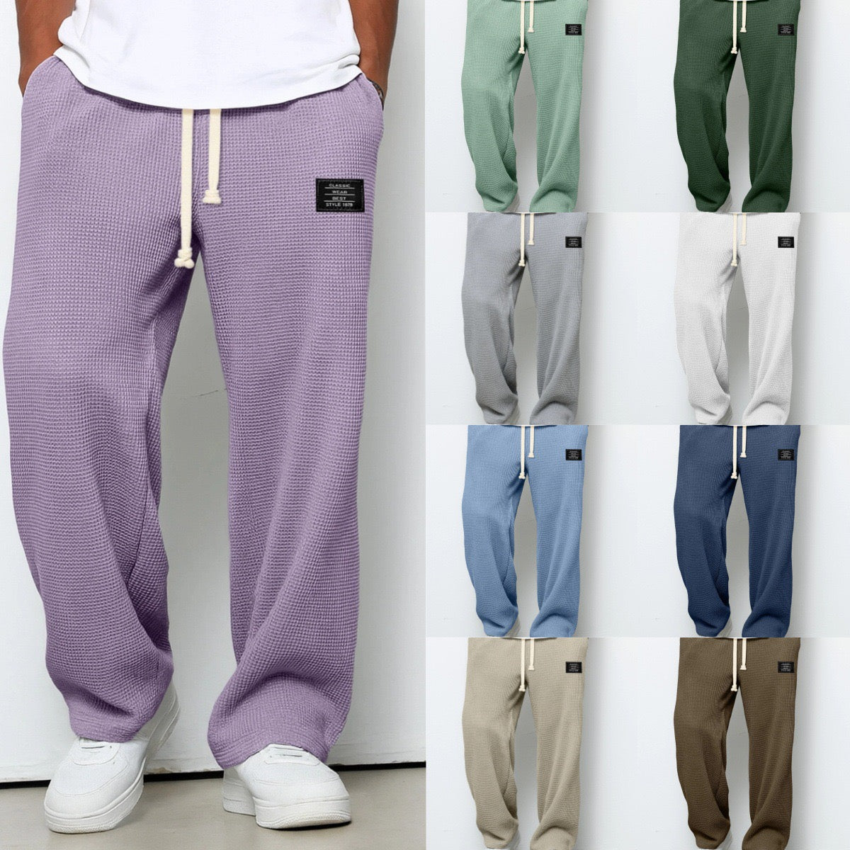 Samuel | Pantalón Ancho Con Cintura Ajustable