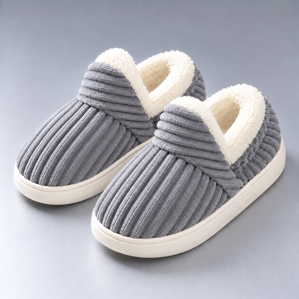 LYSSA | Chaussons douillets en peluche