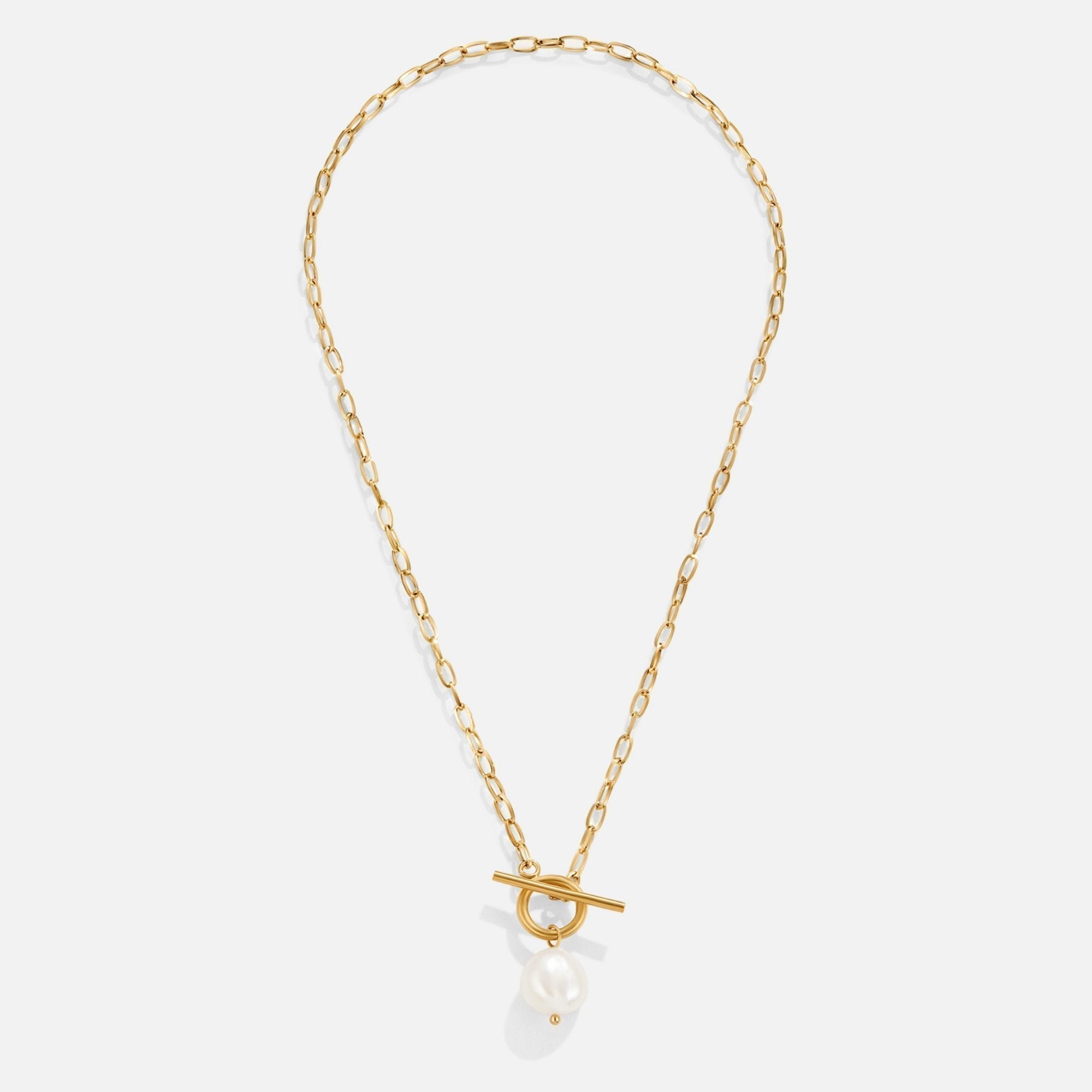 Cadena de oro con perlas de agua dulce Eva