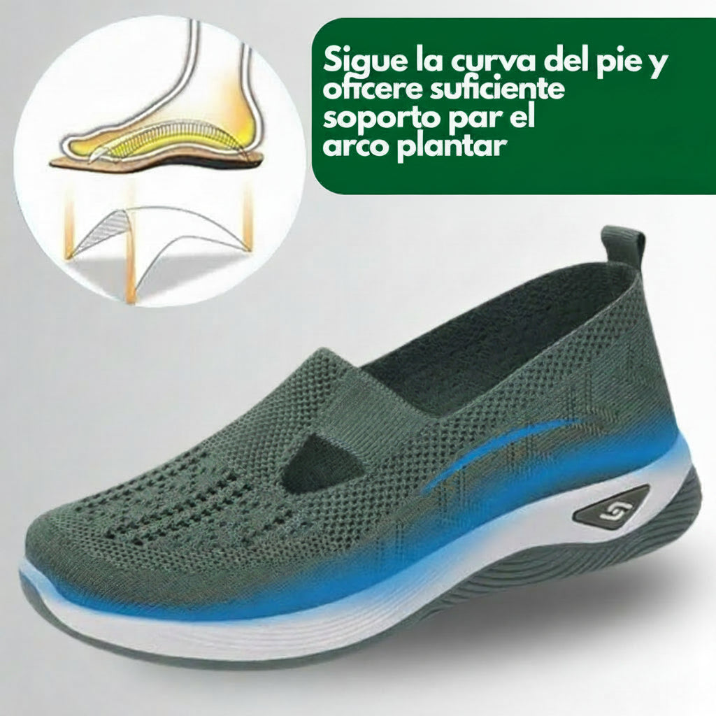 AZELIA™ | Zapatillas Slip-On con Amortiguación de Máxima Comodidad