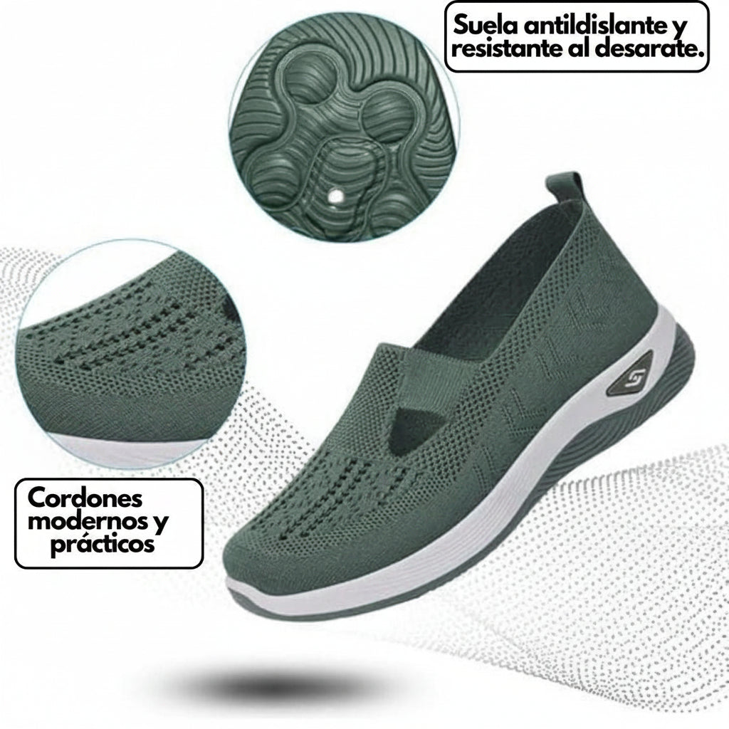 AZELIA™ | Zapatillas Slip-On con Amortiguación de Máxima Comodidad