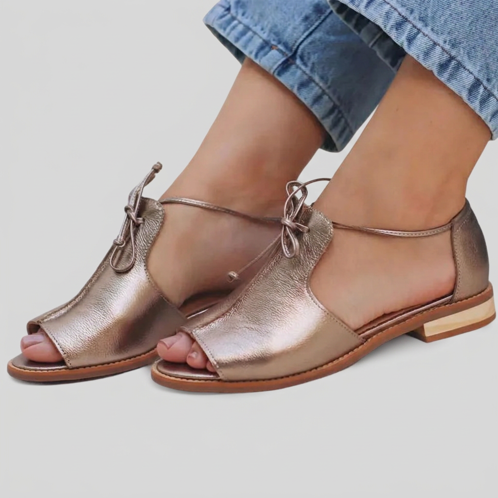 Cloe | Sandalias de Piel con Tiras