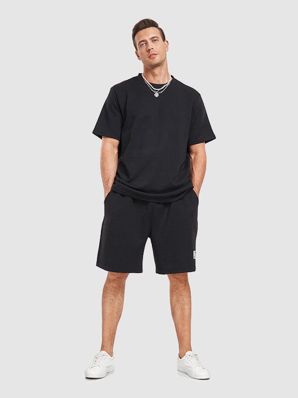 Ensemble T-shirt & Shorts Noir