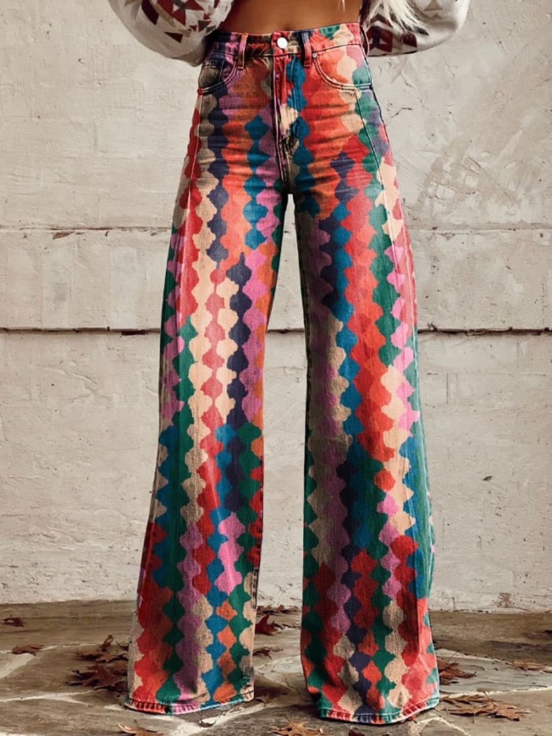 ONDARA™ | Pantalones Bohemios Elegantes Multicolor