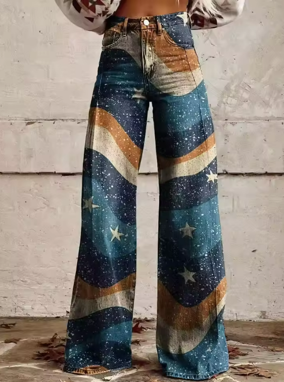 Rocío | Pantalones boho estrellas