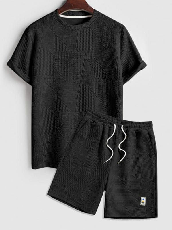 Ensemble T-shirt & Shorts Noir