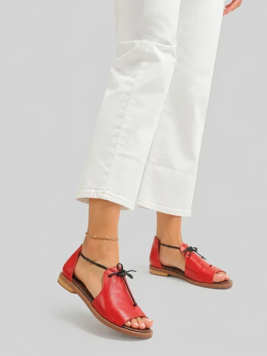 Cloe | Sandalias de Piel con Tiras