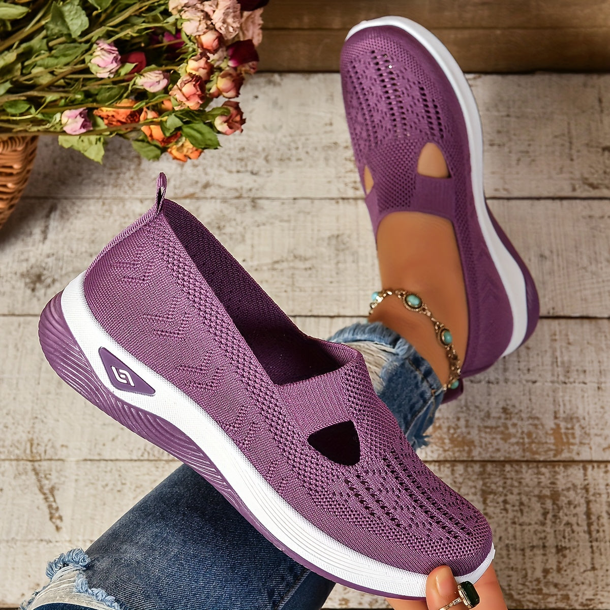 Ottilie | Zapatos Slip On Transpirables Damas Ortopédicos