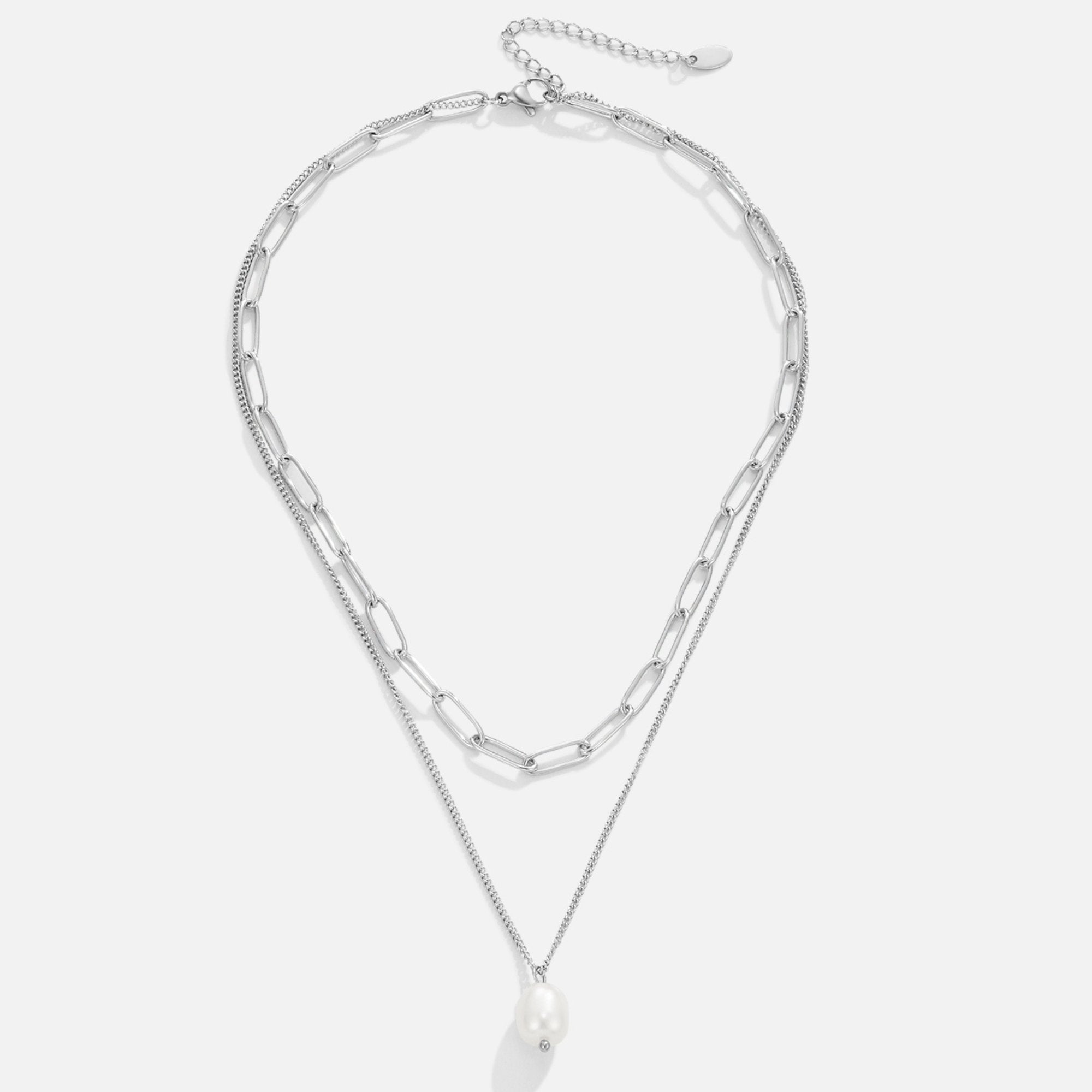 Cadena de plata Angela