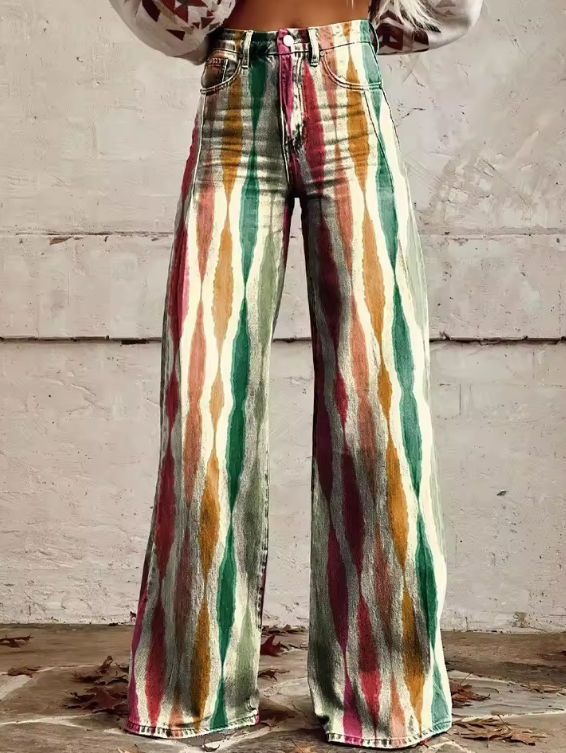 ISYANA™ | Pantalones Boho Elegantes Estampados Suaves