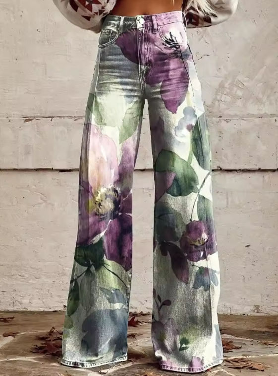 VIRAYA™ | Pantalones Boho Retro Chic Estampados