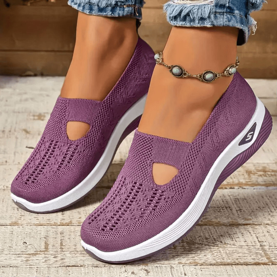 AZELIA™ | Zapatillas Slip-On con Amortiguación de Máxima Comodidad