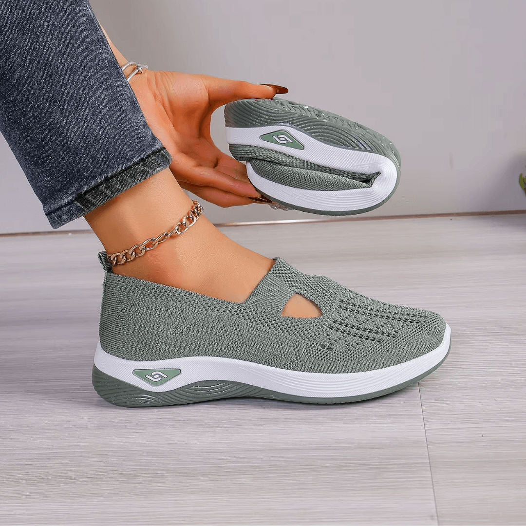 AZELIA™ | Zapatillas Slip-On con Amortiguación de Máxima Comodidad