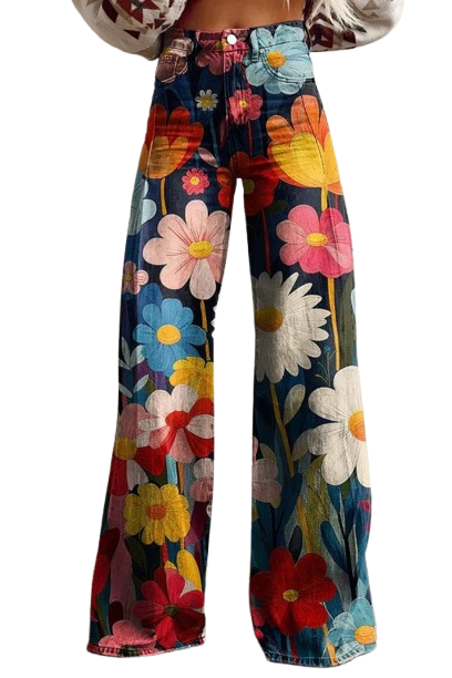 Nerea | Pantalones boho flores