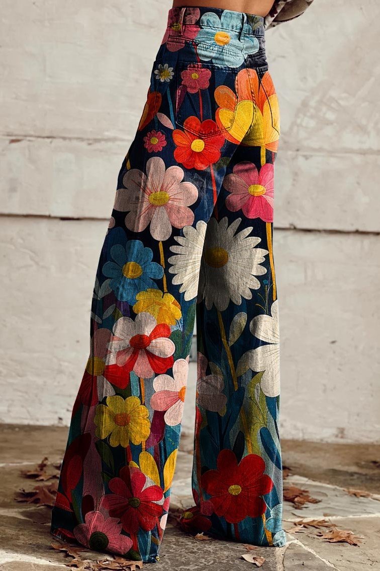 Nerea | Pantalones boho flores