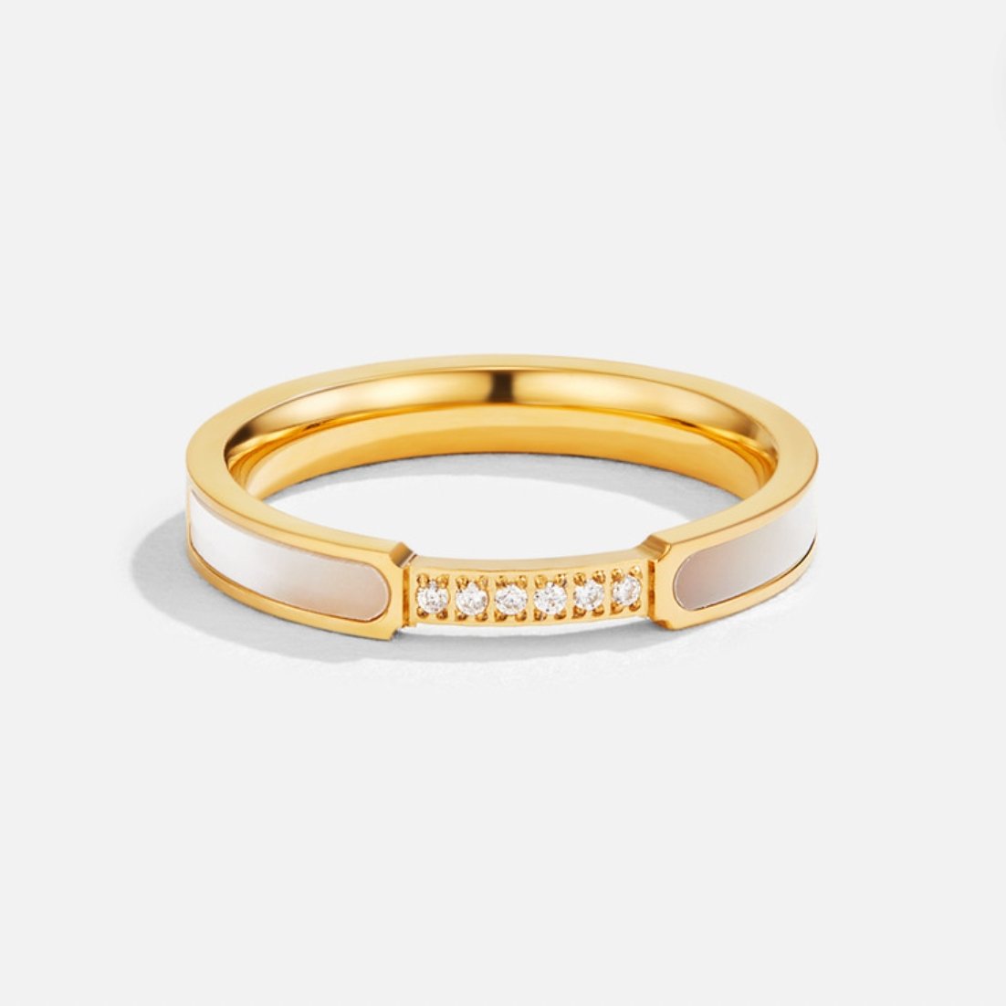 Bibiana - Anillo de Perlas y Cristales